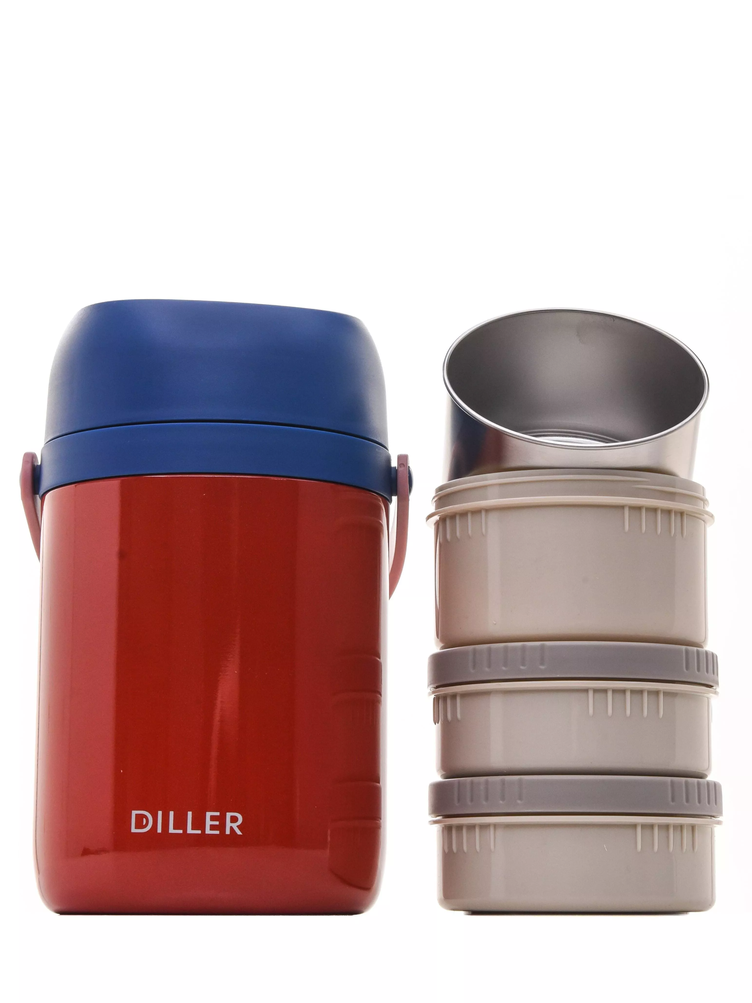 Термоконтейнер для еды Diller 8926 1900 ml (Красный)