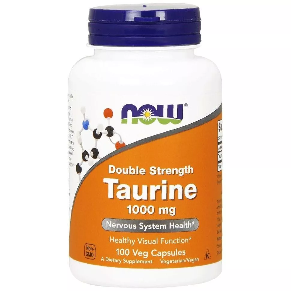NOW Taurine 1000mg 100 vcaps