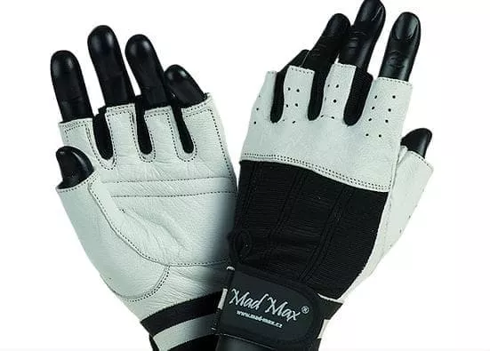 *Перчатки Mad Max "Classic" MFG248\WH-BK\M