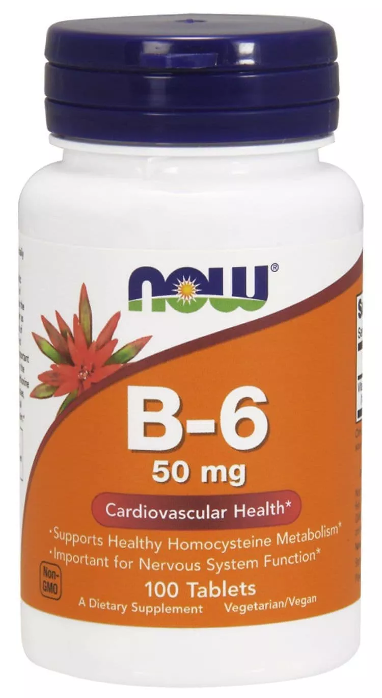 NOW Vitamin B-6 50 mg 100caps