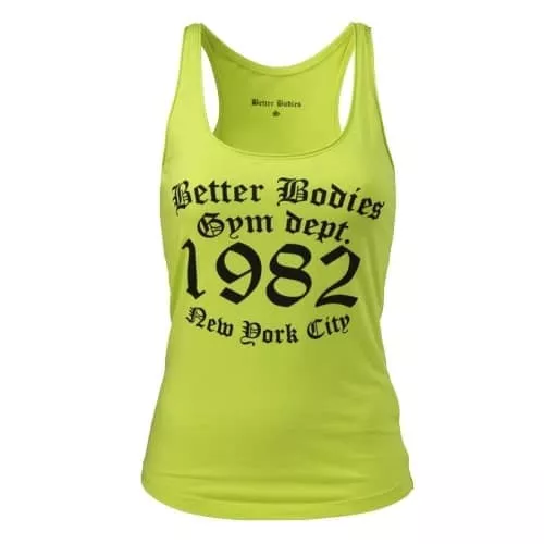 Better Bodies Raw jersey tan, майка ,лайм