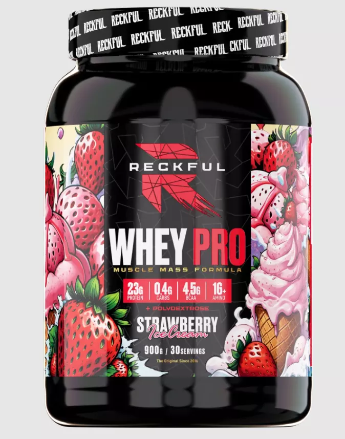 Reckful ® Whey + Polydextrose 900g 30 serv ЧЗ