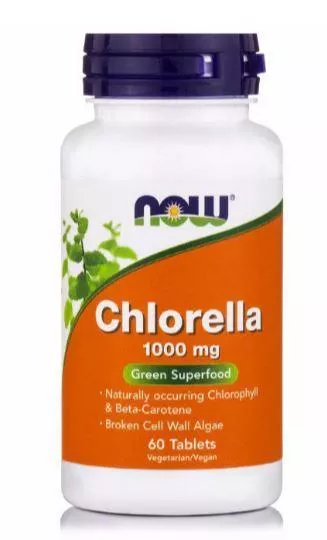NOW Chlorella 1000mg 60 tabs