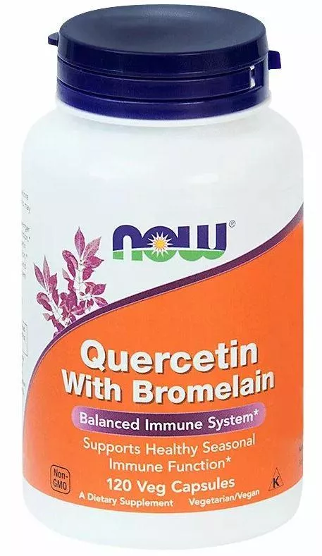 NOW Quercetin W/Bromelain 120 vcaps