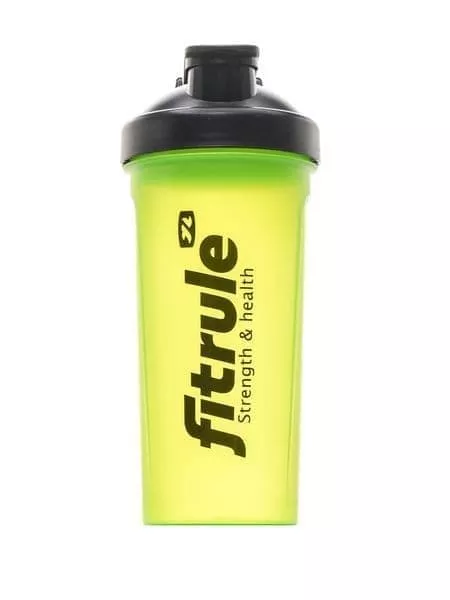 FitRule Шейкер классический с крючком (зеленый+черная крышка)