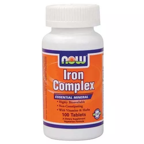 NOW Iron Complex 100 tabs