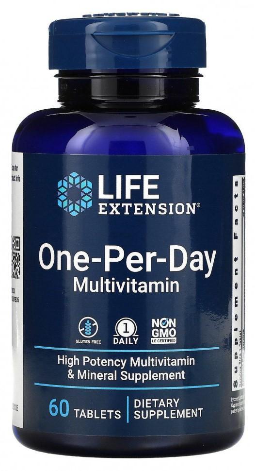 LIFE Extension One-Per-Day Multivitamin 60 tabs