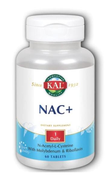 KAL Vitamins NAC+ 600mg 60 tabs