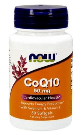 NOW CoQ10 50mg+ Vit E 50 caps