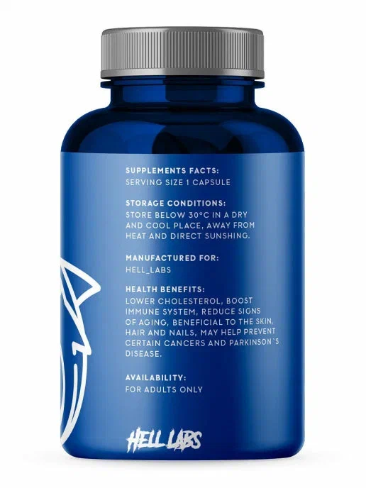Hell Labs Squalene 1000mg 90caps (Акулий жир)